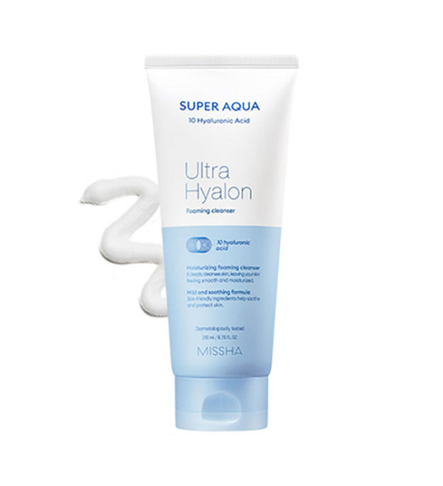 Missha Super Aqua Ultra Hyalon Espuma de Limpeza