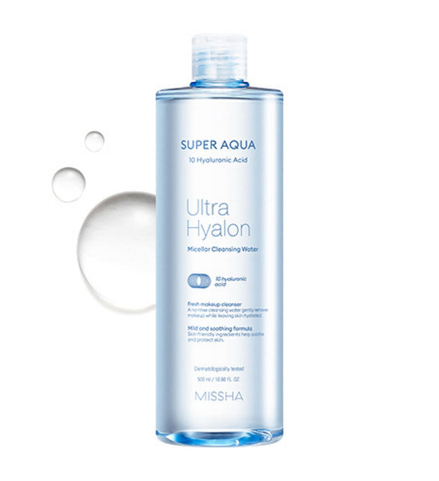 Missha Super Aqua Ultra Hyalon Água Micelar de Limpeza