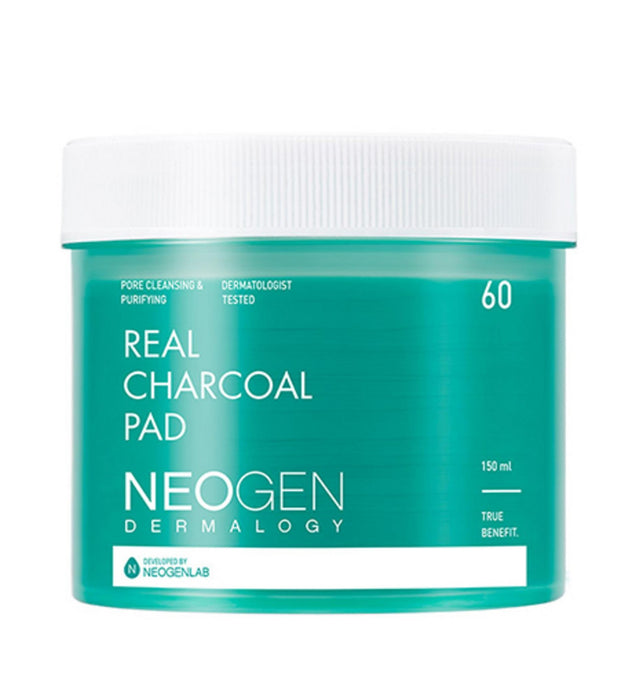 Neogen Dermalogy Real Charcoal Pads 60 fogli