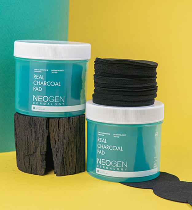 Neogen Dermalogy Real Charcoal Pads 60 fogli