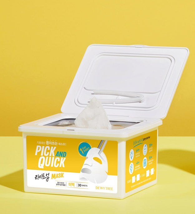 Dewytree Pick & Quick Pluckable Mask Light Up
