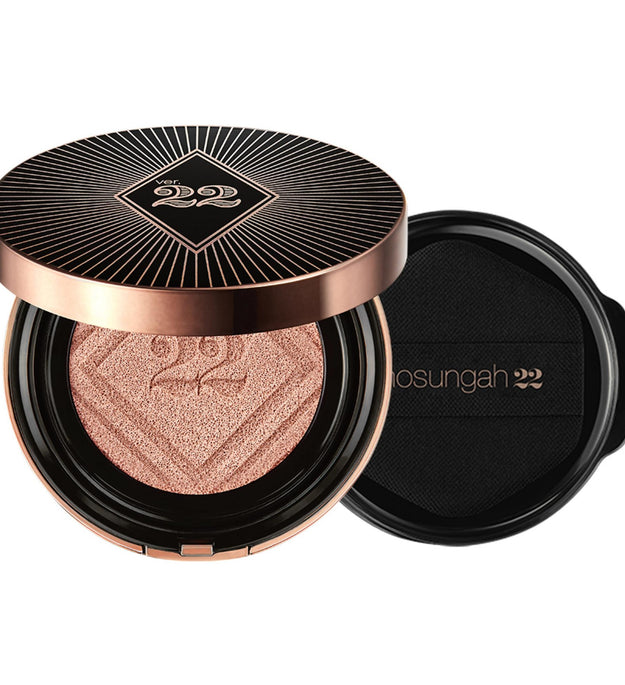 Chosungah22 Base de Maquillaje en Cojín Satinado Fit Layer 13g + Recarga 13g Set