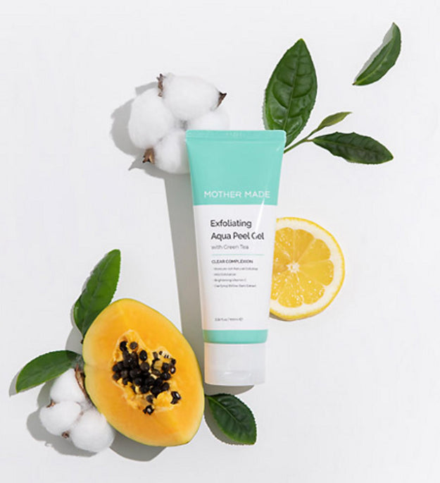 Gel esfoliante Mothermade Aqua Green Tea Peeling - Esfoliação Facial Gommage Peeling