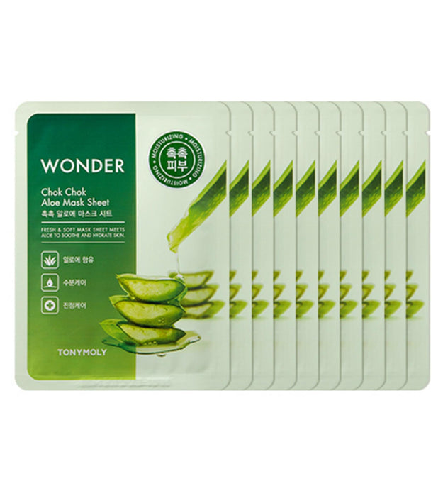 TONY MOLY Wunder Aloe Feuchtigkeitsmaske Tuch