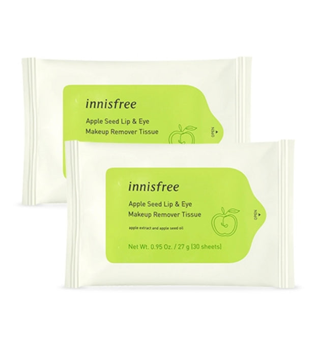 Innisfree Elma Tohumu Dudak ve Göz Temizleme Mendili 30 adet