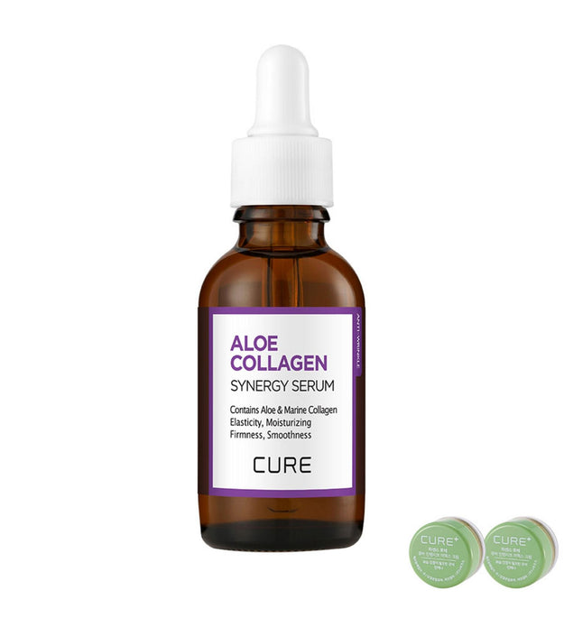 Kim Jung-moon Aloe Cure Sérum Synergique Collagène 30g + 2X Crème 3.5g x 2p
