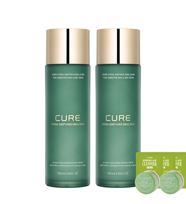 Kim Jung Moon Aloe Cure Увлажняющая Успокаивающая Эмульсия 130ml x 2p