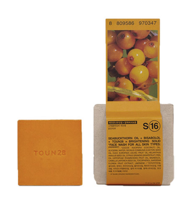 Tone 28 Face Wash S16 Sapone detergente per il trucco all'olio di pompelmo camelia