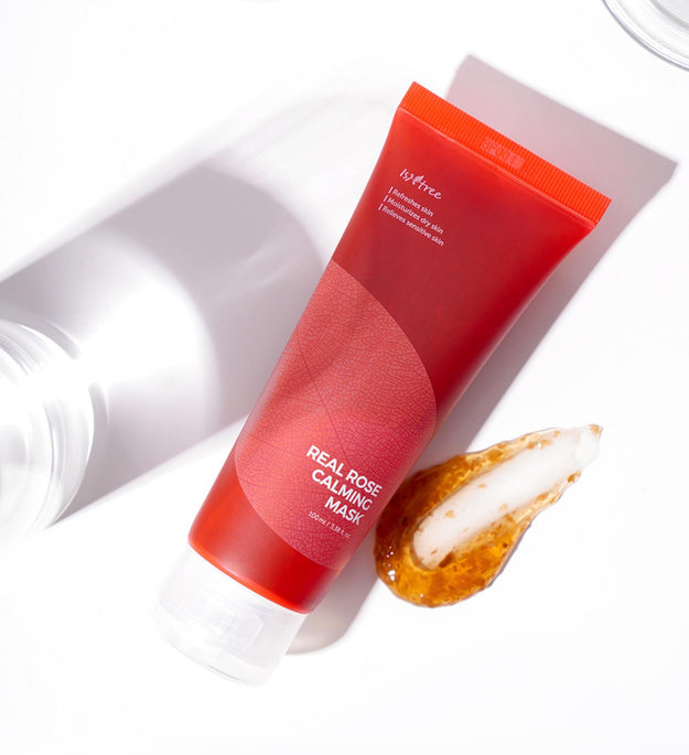 IS NTREE Beruhigende Maske mit echter Rose, 100 ml