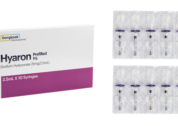 Skin hydration treatment with Hyaron and microneedling