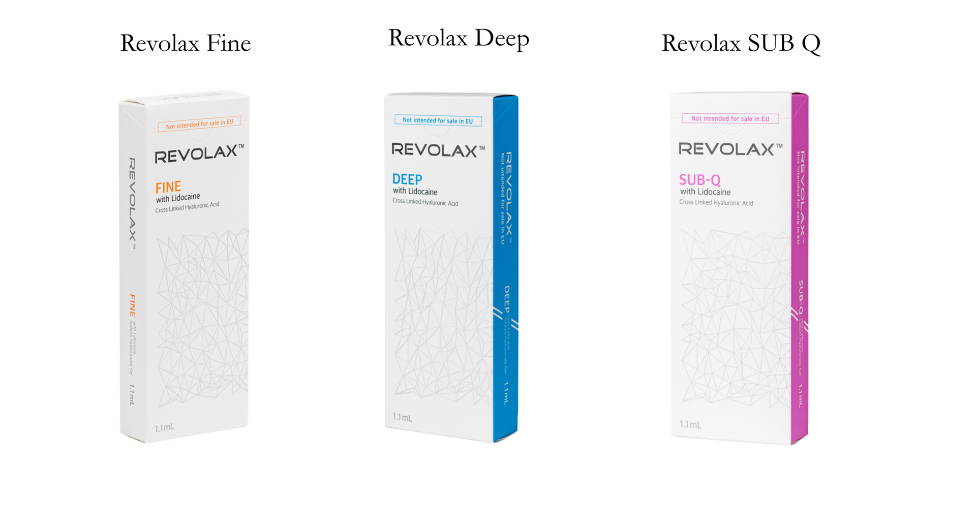 Revolax Fine, Deep, and Sub-Q: Which Dermal Filler is Right for Your Patient?