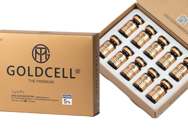 GTM Gold Cell PDRN 5% and Curenex Intense Glow Korean skin boosters