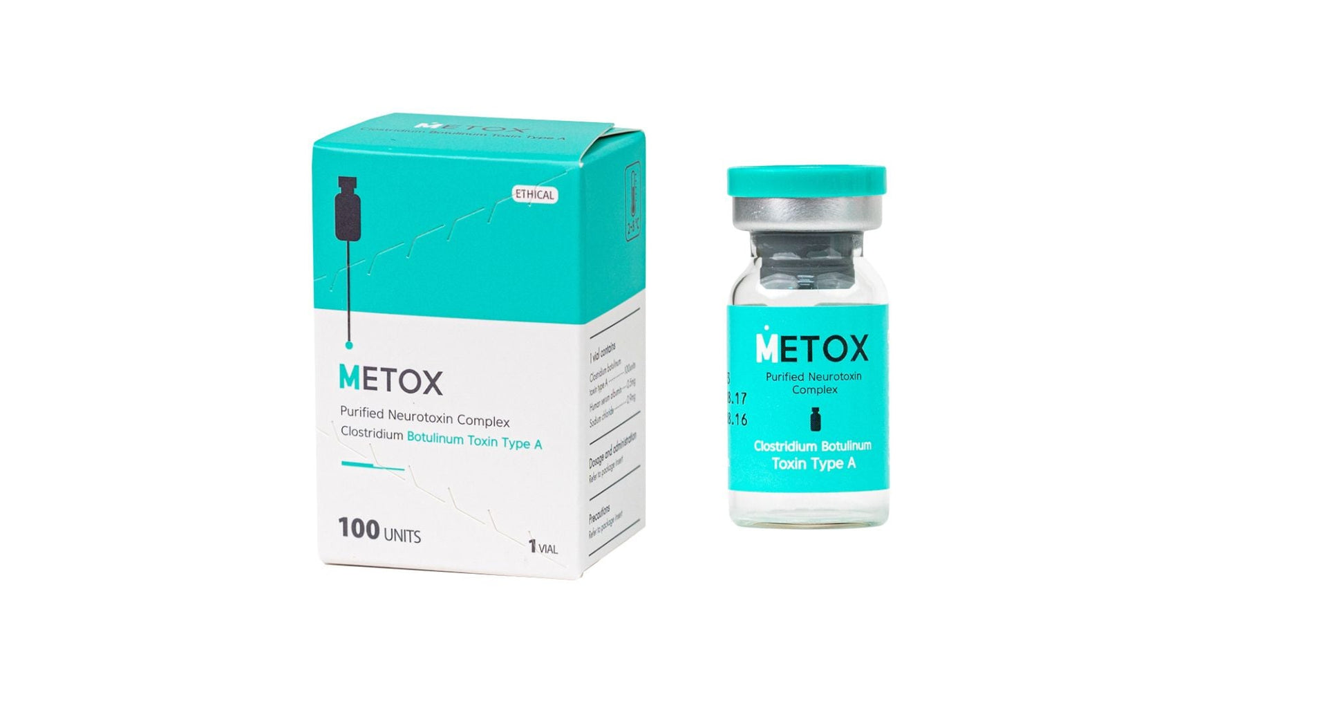 Metox Korean botulinum toxin 100 units