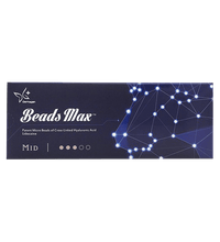 Beads Max Mid hyaluronic acid filler for moderate volume and contouring, ideal for cheeks and jawline.