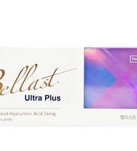 Bellast Ultra Plus hyaluronic acid filler with Lidocaine, ideal for deep contouring and maximum volume.