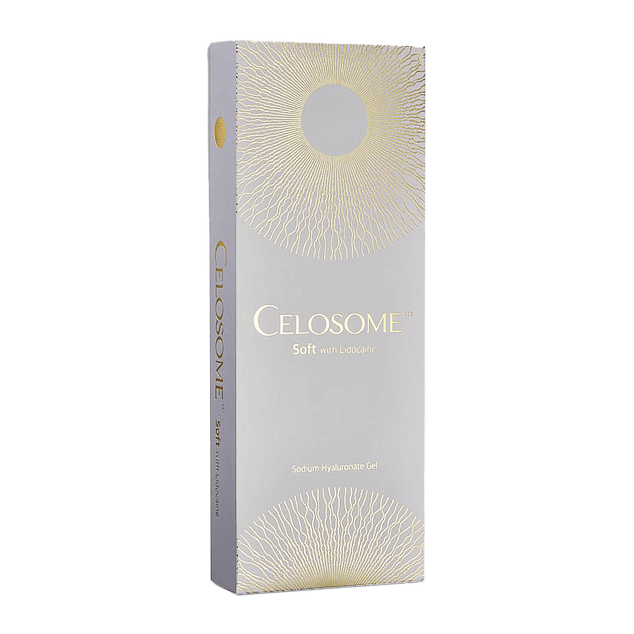 Celosome Soft hyaluronic acid filler for gentle hydration and fine line reduction.