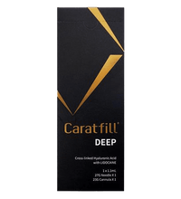 Caratfill Deep hyaluronic acid filler for deep volume and facial contouring.