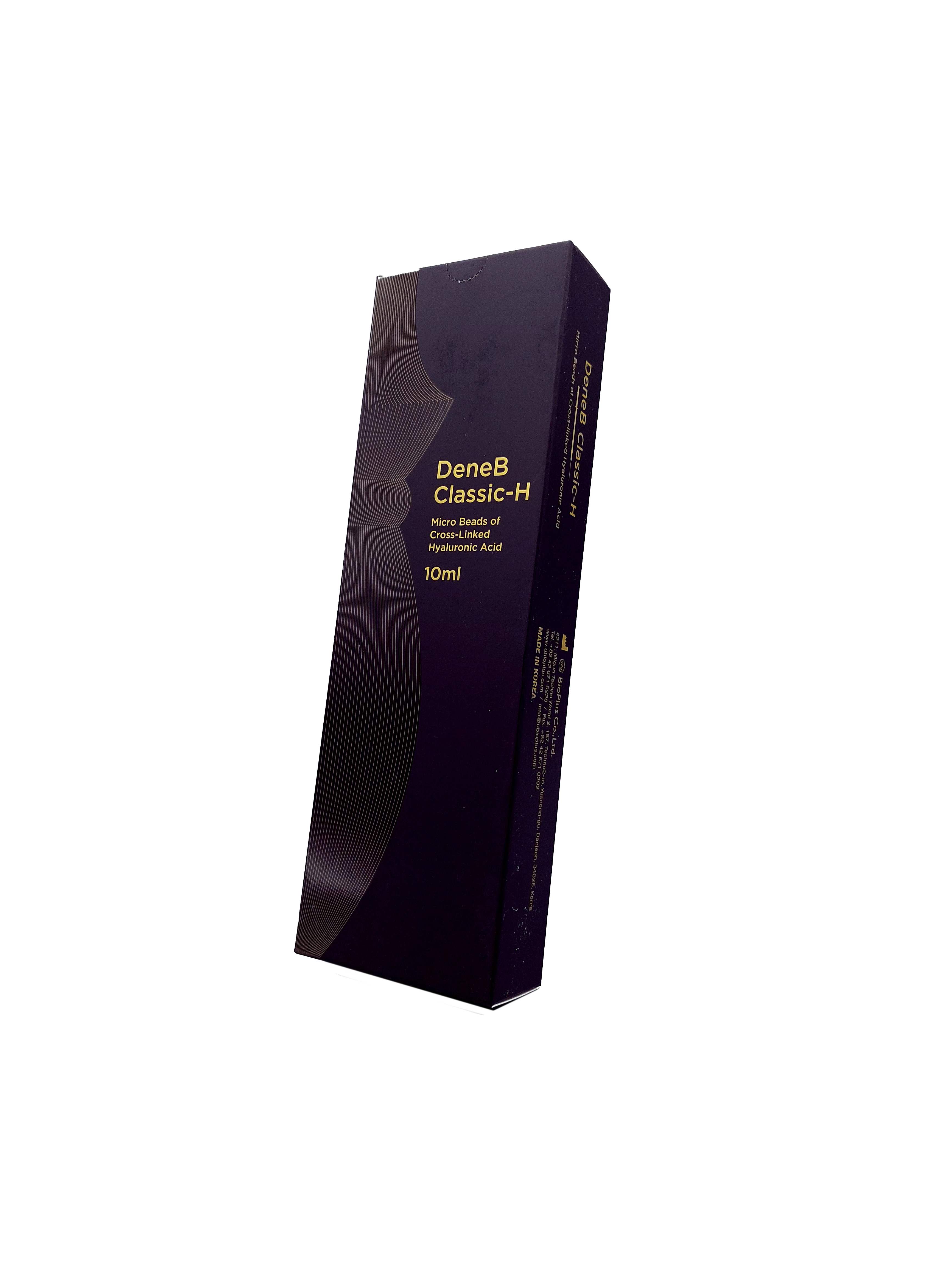 DeneB Classic H hyaluronic acid filler for deep volume and facial contouring.