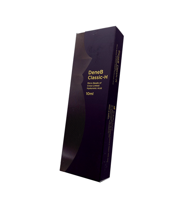 DeneB Classic H hyaluronic acid filler for deep volume and facial contouring.
