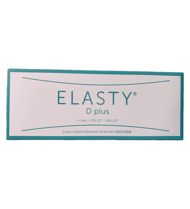 Elasty DEEP Plus hyaluronic acid filler for deep wrinkle reduction and facial contouring.