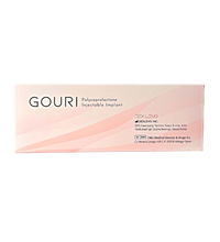 GOURI Polycaprolactone (PCL) collagen-stimulating skin rejuvenation treatment for firmness and hydration.