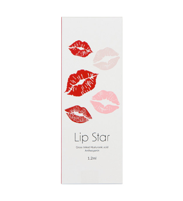 Lipstar – 1ml HA lip filler for smooth volume and shape correction.