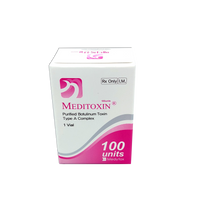 Meditoxin 100 botulinum toxin type A for wrinkle reduction and facial rejuvenation.