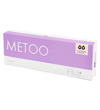 Metoo Deep medium-density hyaluronic acid filler for wrinkle reduction and facial contouring.