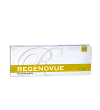 REGENOVUE FINE low-density hyaluronic acid filler for fine line reduction and subtle volume.