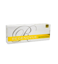 REGENOVUE FINE PLUS low-density hyaluronic acid filler for fine line reduction and subtle volume in delicate areas.