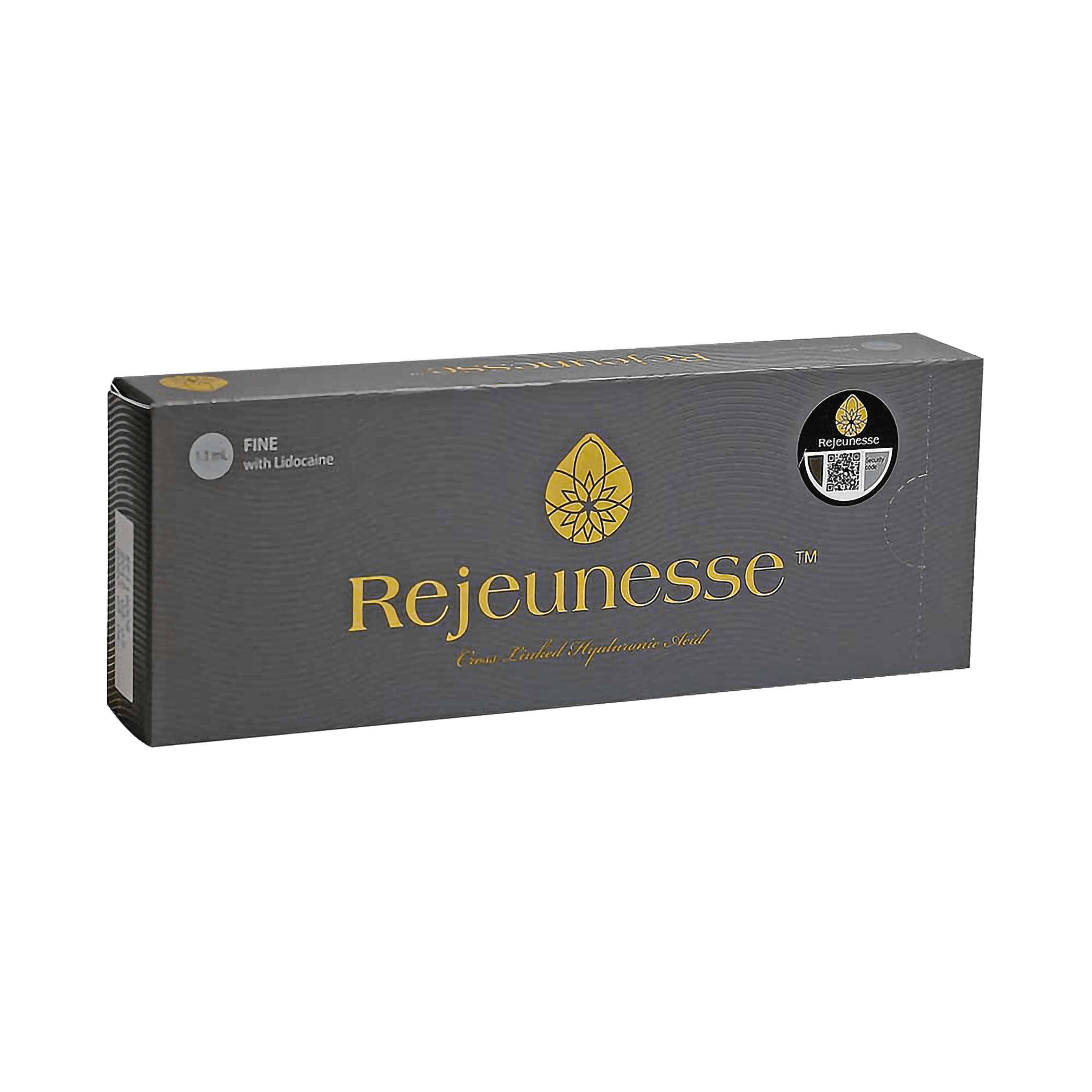 REJEUNESSE FINE low-density hyaluronic acid filler for fine line reduction and hydration.