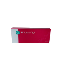 REJURAN HB injectable with Polynucleotide and Hyaluronic Acid for skin hydration and rejuvenation.