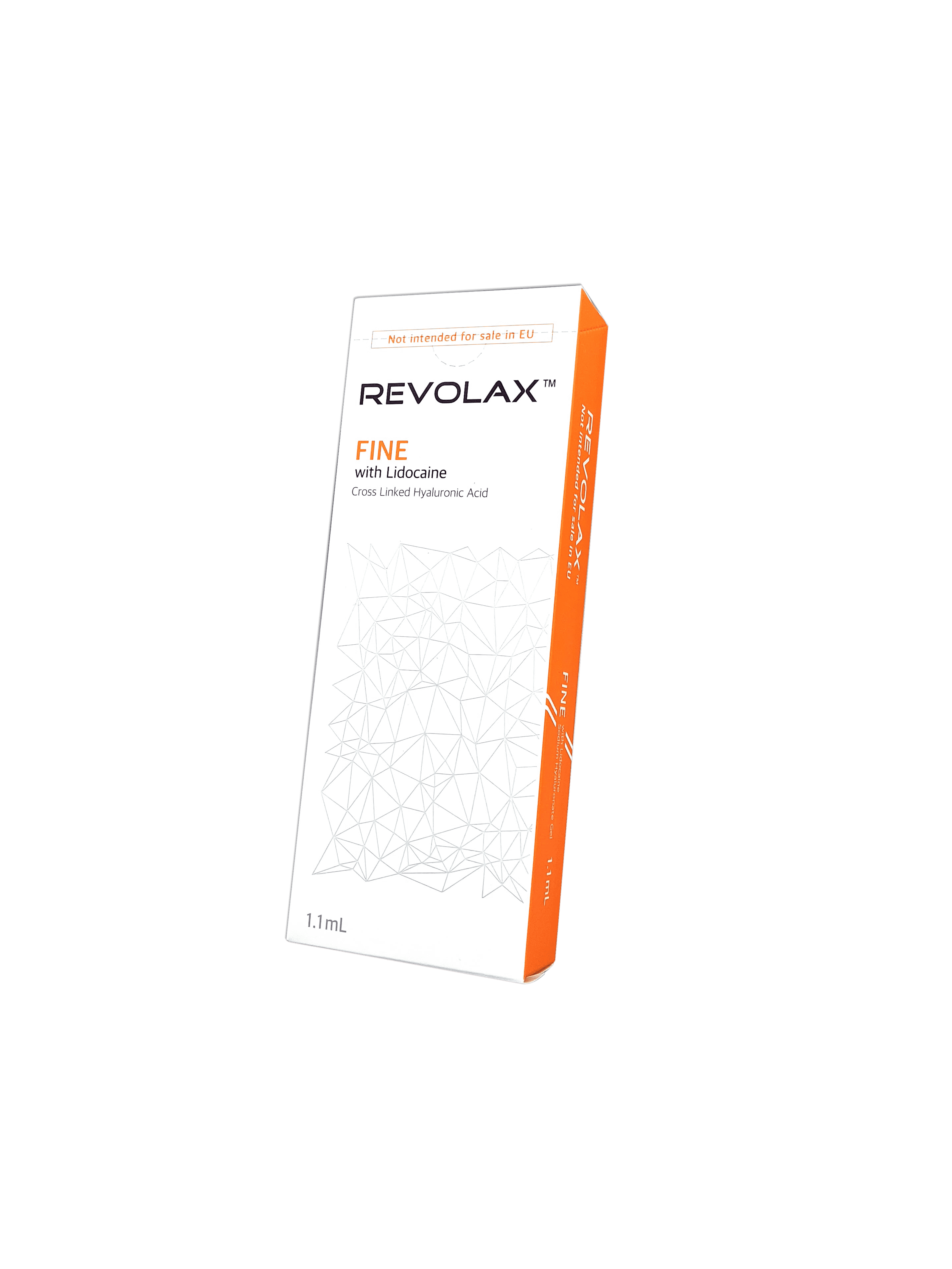 REVOLAX FINE low-density hyaluronic acid filler for fine line reduction and hydration.