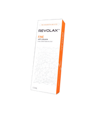 REVOLAX FINE low-density hyaluronic acid filler for fine line reduction and hydration.