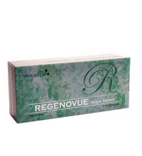 Regenovue Aqua Shine Plus SILVER hyaluronic acid treatment for hydration and radiance.