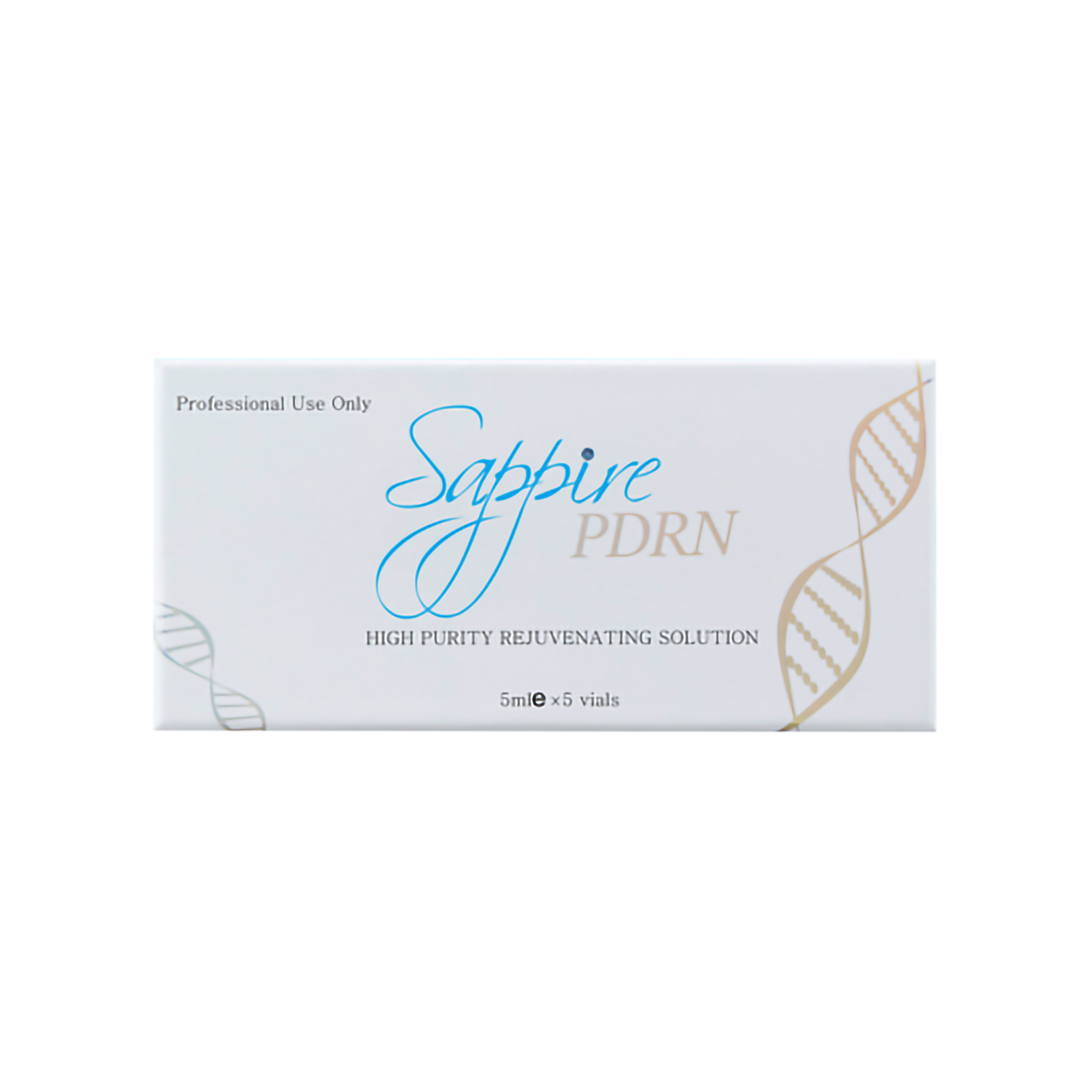 SAPPHIRE PDRN Polynucleotide-based skin rejuvenation injectable for hydration and anti-aging.