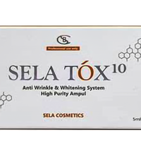 SELA TOX 10 botulinum peptide-based anti-aging treatment for fine line reduction and skin rejuvenation.