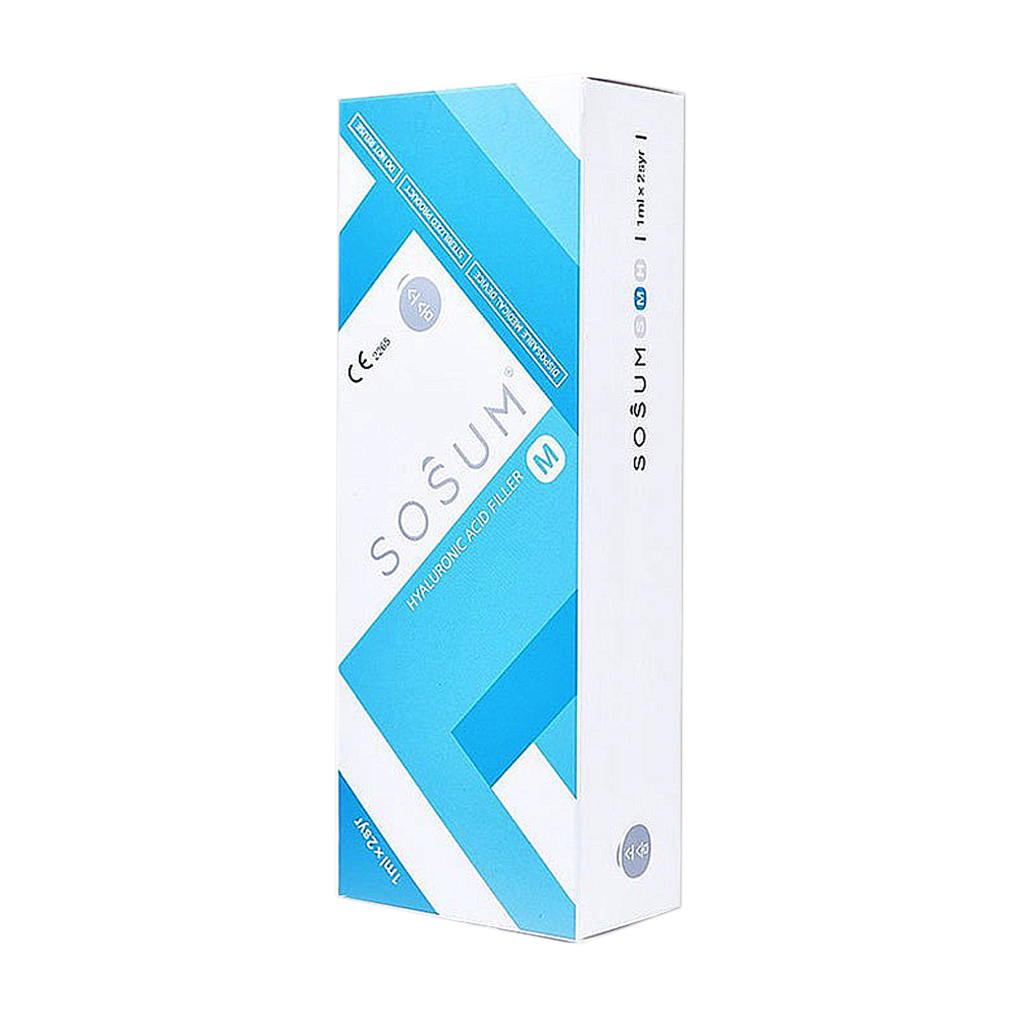 SOSUM M is a medium-density filler for moderate wrinkle reduction and volume. Ideal for nasolabial folds and cheeks with natural, lasting results.