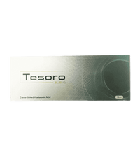 TESORO SUB Q ultra-high density hyaluronic acid filler for deep contouring and volume restoration.