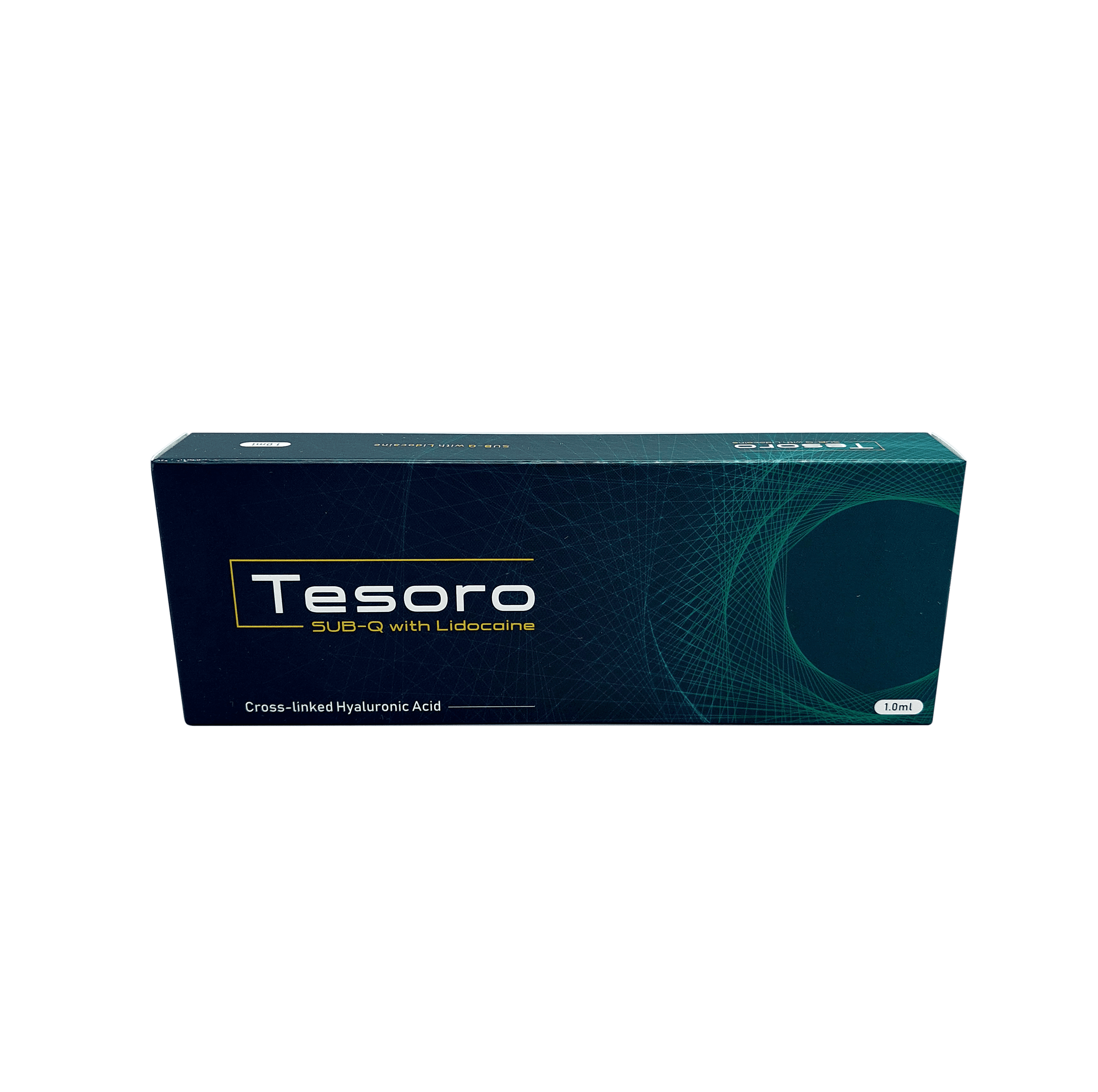 TESORO SUB Q with LiDo ultra-high density hyaluronic acid filler for deep contouring and volume restoration with lidocaine.