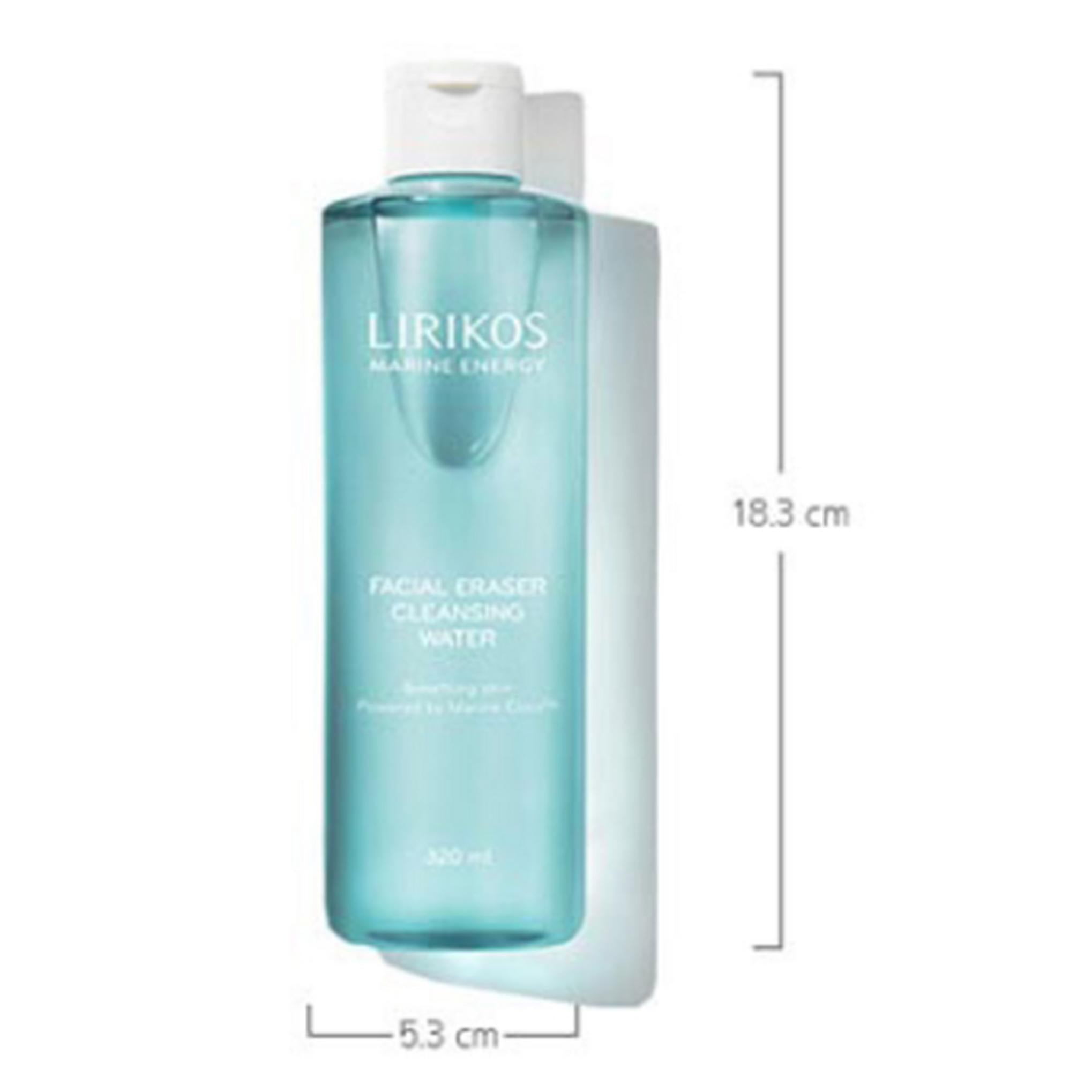 Água de limpeza com borracha facial LIRIKOS Marine Energy