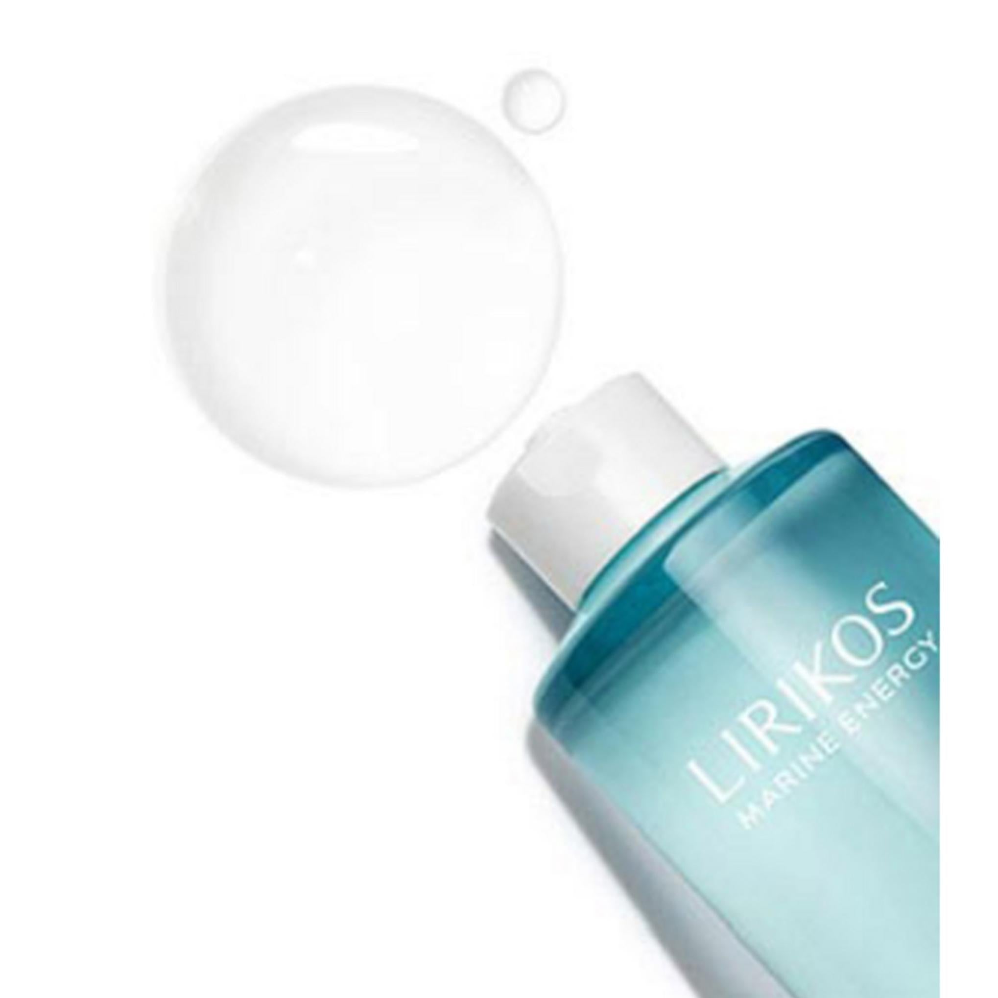 Água de limpeza com borracha facial LIRIKOS Marine Energy