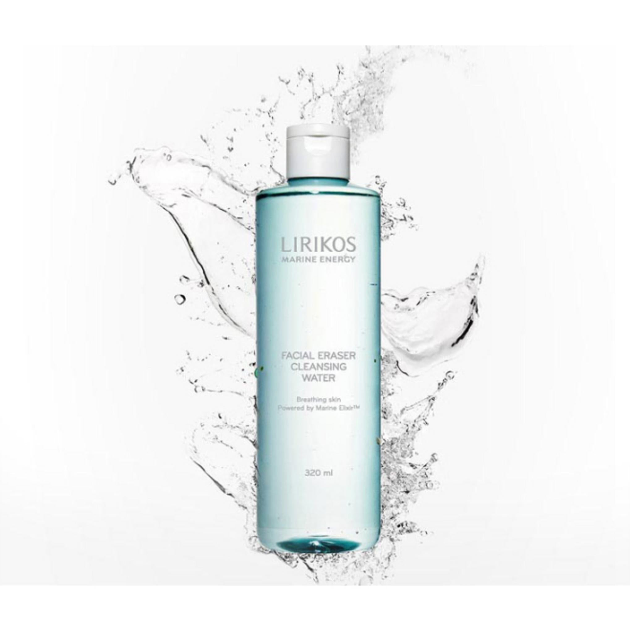 Água de limpeza com borracha facial LIRIKOS Marine Energy