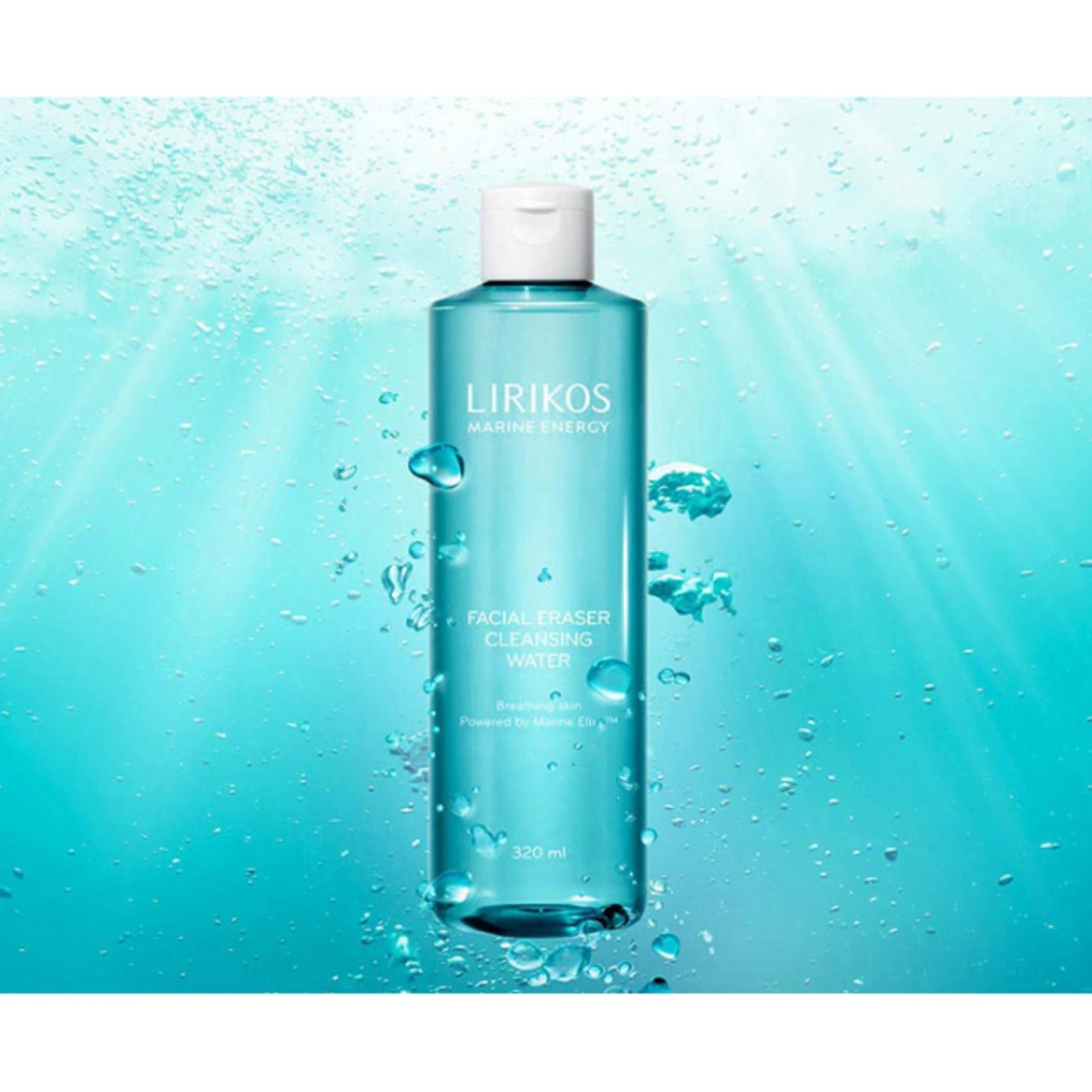 Água de limpeza com borracha facial LIRIKOS Marine Energy