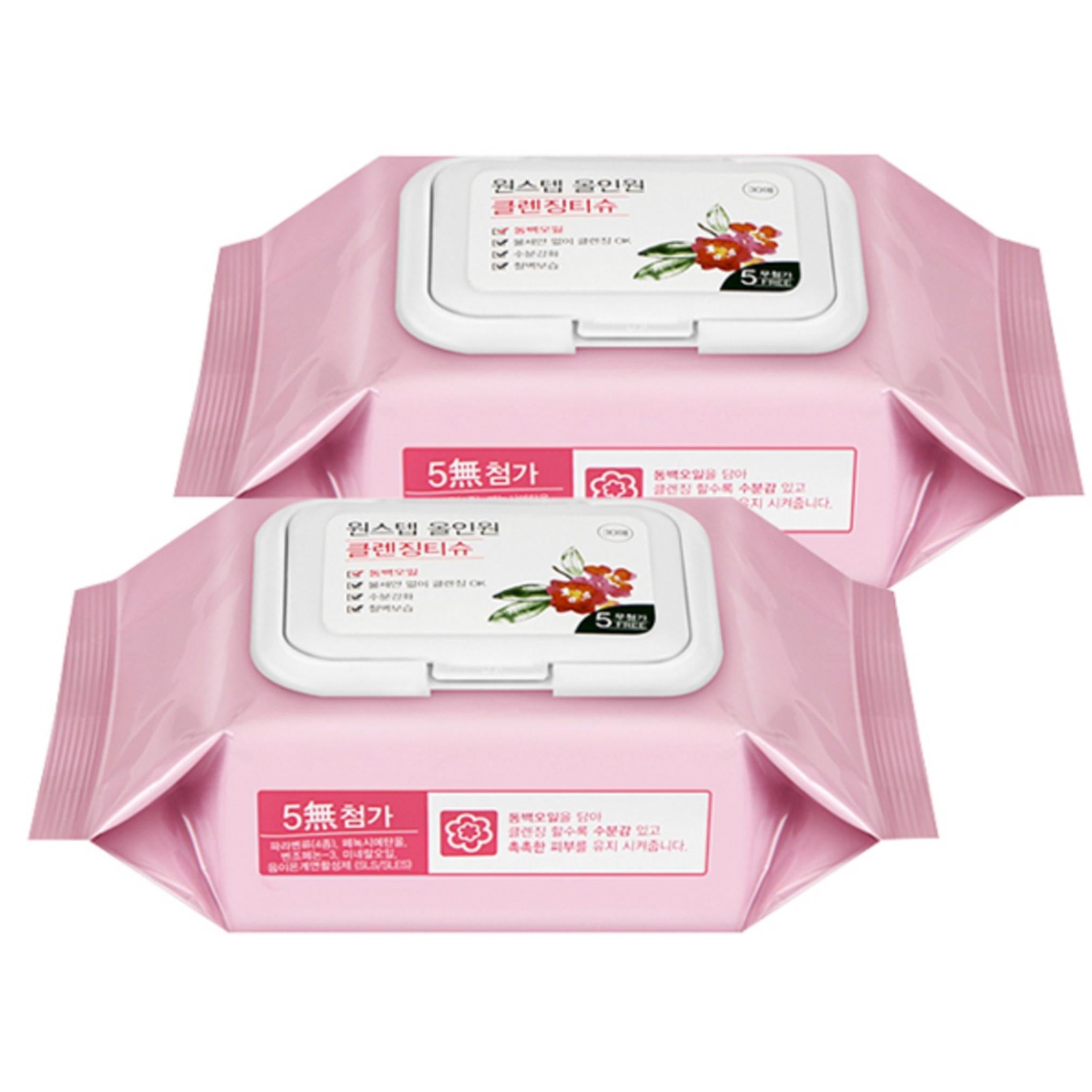 Óleo de camélia de tecido de limpeza multifuncional Ernesty One-Step