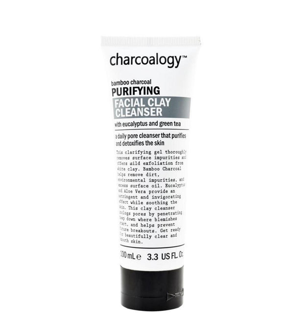Charcology Bamboo Charcoal Moisture Care Limpiador de arcilla facial