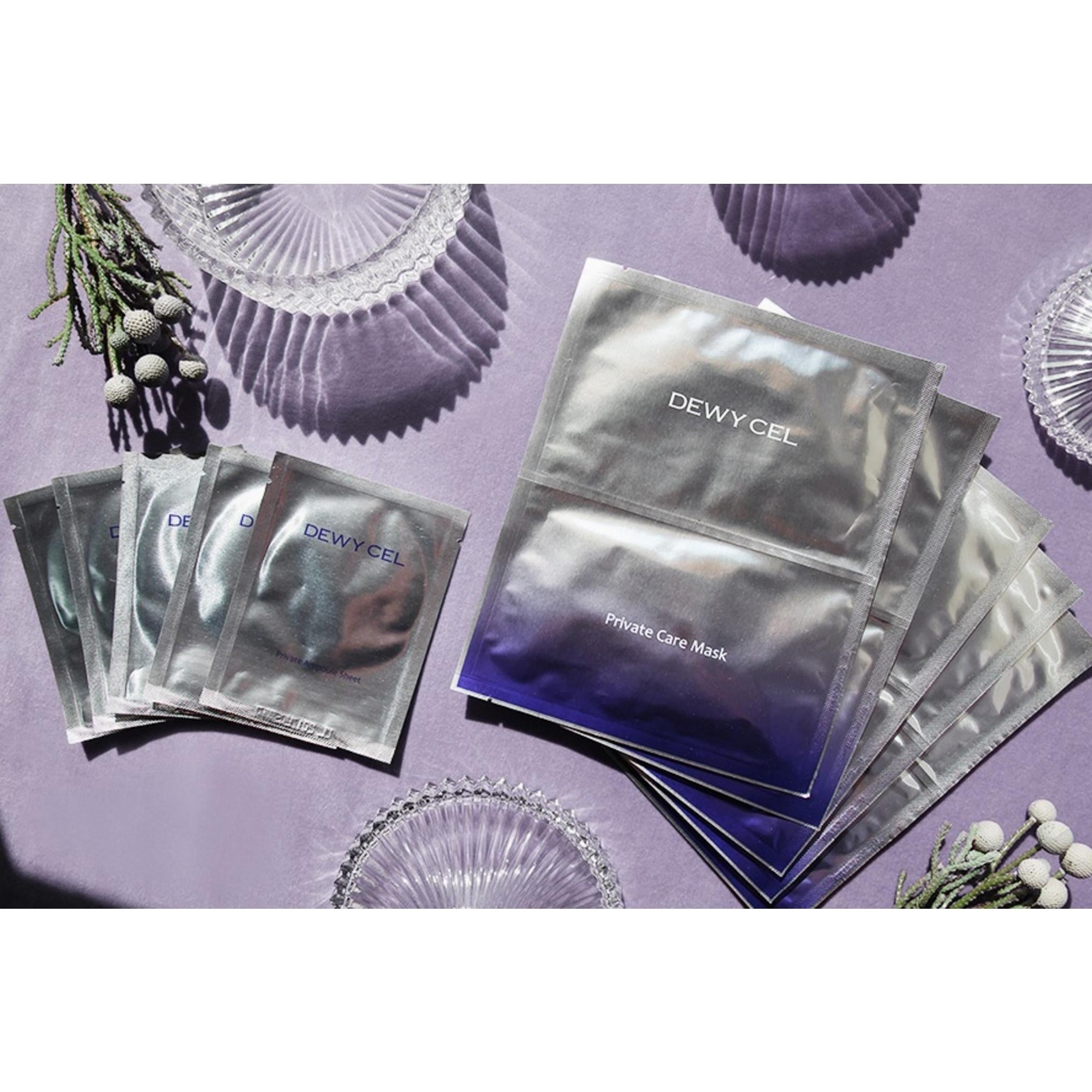 Dewycell Private Care Mask Pack 5pcs + Ampoule Sheet 3p Set