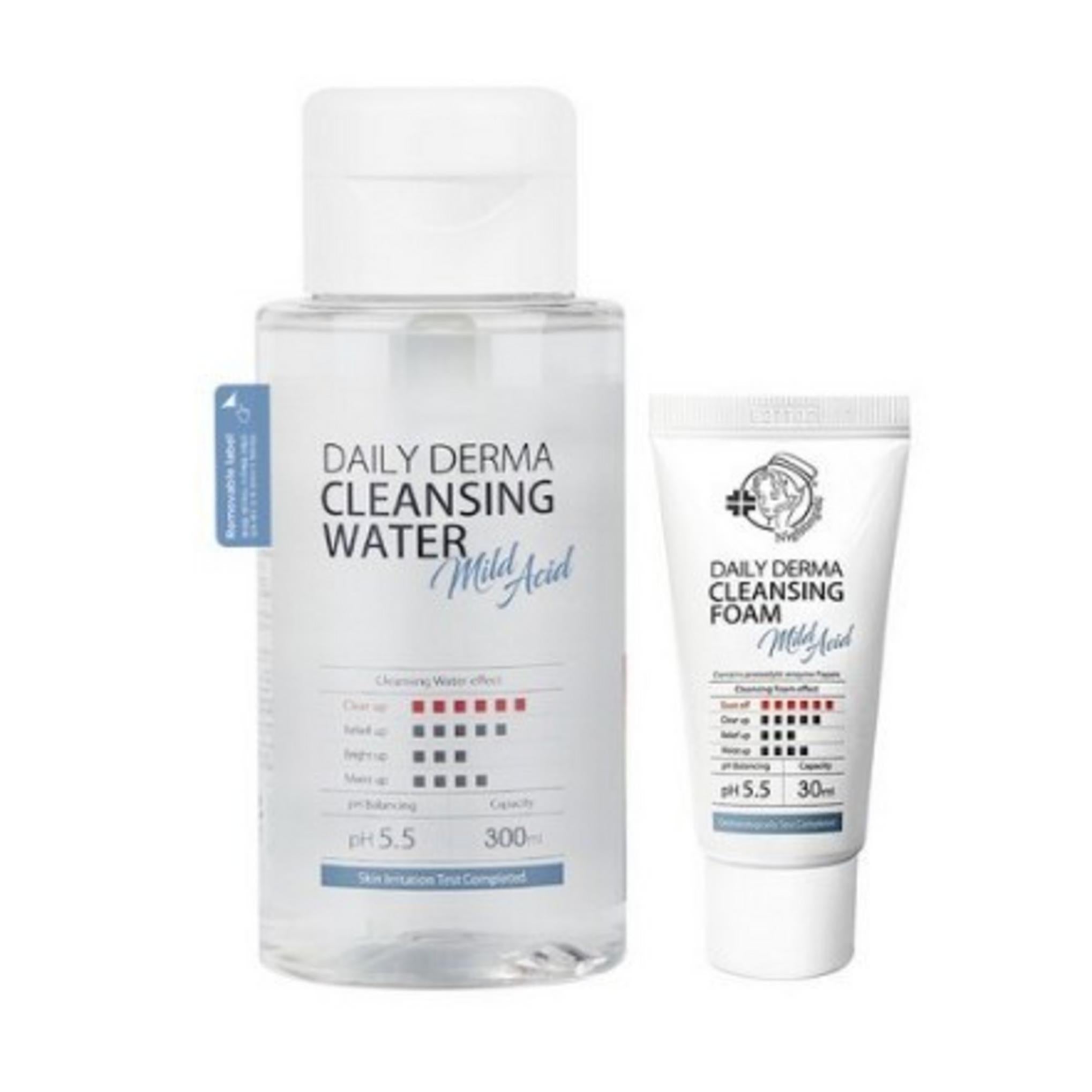 Água de Limpeza Ácida Fraca Nightingale 300ml + Espuma Ácida Fraca 30ml