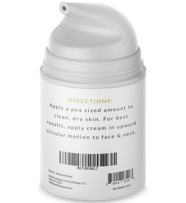 Pure Biology Retinol + Moisturizer