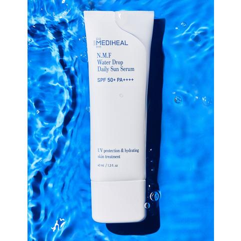 Mediheal N.M.F Солнцезащитная сыворотка SPF50+ PA++++ 40млx2 + Набор масок 27млx10 Специальный набор